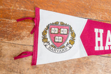 Load image into Gallery viewer, Harvard University Felt Pennant Vintage College Decor - Eagle&#39;s Eye Finds
