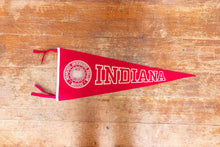 Load image into Gallery viewer, Indiana University Felt Pennant Large Vintage College Wall Decor - Eagle&#39;s Eye Finds
