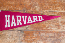 Load image into Gallery viewer, Harvard University Felt Pennant Vintage College Decor - Eagle&#39;s Eye Finds
