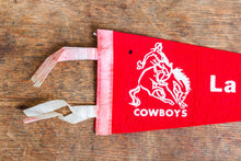 Load image into Gallery viewer, LaBelle High School Cowboys Felt Pennant Vintage Florida Wall Decor - Eagle&#39;s Eye Finds
