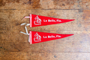 LaBelle High School Cowboys Felt Pennant Vintage Florida Wall Decor - Eagle's Eye Finds