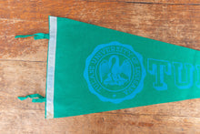 Load image into Gallery viewer, Tulane University Felt Pennant Vintage College Wall Decor - Eagle&#39;s Eye Finds
