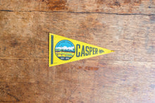 Load image into Gallery viewer, Casper Wyoming Pennant Vintage Mini Yellow Wall Decor - Eagle&#39;s Eye Finds
