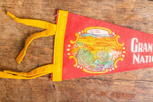 Load image into Gallery viewer, Grand Canyon National Park AZ Red Felt Pennant Vintage Wall Decor - Eagle&#39;s Eye Finds
