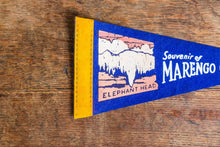Load image into Gallery viewer, Marengo Cave Indiana Felt Pennant Vintage MCM Wall Decor - Eagle&#39;s Eye Finds
