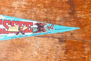 Tennessee State Retro Felt Pennant Vintage TN Wall Decor - Eagle's Eye Finds