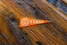 Load image into Gallery viewer, University of Texas Mini Felt Pennant Vintage College Decor - Eagle&#39;s Eye Finds
