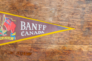 Banff Alberta Canada Pennant Vintage National Park Wall Decor - Eagle's Eye Finds