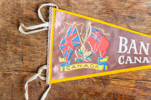Banff Alberta Canada Pennant Vintage National Park Wall Decor - Eagle's Eye Finds