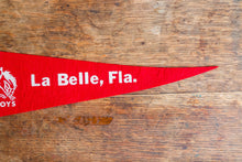 Load image into Gallery viewer, LaBelle High School Cowboys Felt Pennant Vintage Florida Wall Decor - Eagle&#39;s Eye Finds
