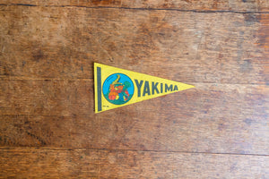 Yakima Washington Pennant Vintage Mini Yellow Wall Decor - Eagle's Eye Finds