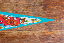 Load image into Gallery viewer, Utah State Blue Retro Felt Pennant Vintage UT Wall Decor - Eagle&#39;s Eye Finds
