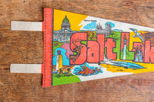 Load image into Gallery viewer, Salt Lake City Utah Retro Felt Pennant Vintage UT Wall Decor - Eagle&#39;s Eye Finds
