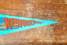 Load image into Gallery viewer, Kentucky State Retro Felt Pennant Vintage KY Wall Decor - Eagle&#39;s Eye Finds
