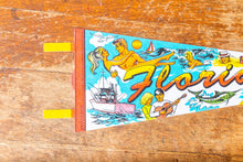 Load image into Gallery viewer, Florida State Retro Felt Pennant Vintage FL Wall Decor - Eagle&#39;s Eye Finds
