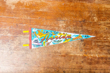 Load image into Gallery viewer, Florida State Retro Felt Pennant Vintage FL Wall Decor - Eagle&#39;s Eye Finds
