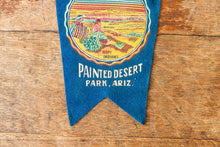 Load image into Gallery viewer, Painted Desert Arizona Felt Bunting Vintage Blue AZ Wall Decor - Eagle&#39;s Eye Finds
