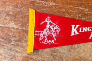 Kingman Arizona Felt Pennant Vintage Red AZ Wall Decor - Eagle's Eye Finds