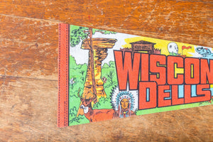 Wisconsin Dells Retro Felt Pennant Vintage Wall Hanging Decor - Eagle's Eye Finds