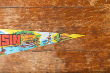 Load image into Gallery viewer, Wisconsin Dells Retro Felt Pennant Vintage Wall Hanging Decor - Eagle&#39;s Eye Finds
