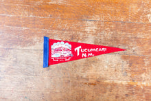 Load image into Gallery viewer, Tucumcari New Mexico Felt Pennant Vintage Red NM Wall Hanging Decor - Eagle&#39;s Eye Finds
