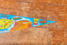 Load image into Gallery viewer, Puerto Rico Felt Pennant Vintage PR Wall Decor - Eagle&#39;s Eye Finds
