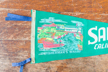 Load image into Gallery viewer, San Francisco California Green Felt Pennant Vintage Wall Decor - Eagle&#39;s Eye Finds
