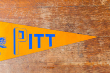 Load image into Gallery viewer, University of Pittsburgh Felt Pennant Vintage College Sports Fan Decor - Eagle&#39;s Eye Finds
