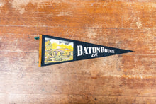 Load image into Gallery viewer, Baton Rouge Louisiana Felt Pennant Vintage Black Wall Decor - Eagle&#39;s Eye Finds
