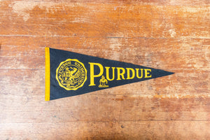 Purdue University Felt Pennant Large Vintage College Wall Decor - Eagle's Eye Finds