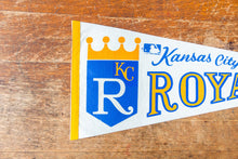 Load image into Gallery viewer, Kansas City Royals Felt Pennant Vintage MLB Baseball Sports Decor - Eagle&#39;s Eye Finds
