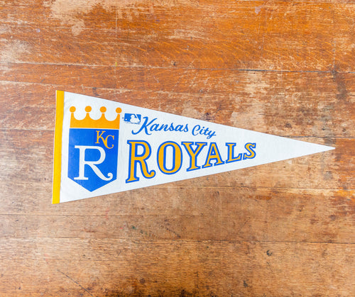 Kansas City Royals Felt Pennant Vintage MLB Baseball Sports Decor - Eagle's Eye Finds