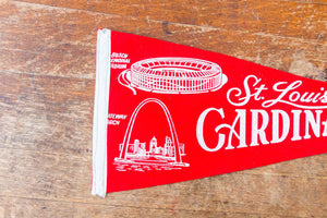 St. Louis Cardinals Felt Pennant Vintage Baseball Sports Decor - Eagle's Eye Finds