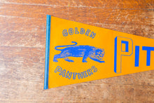 Load image into Gallery viewer, University of Pittsburgh Felt Pennant Vintage College Sports Fan Decor - Eagle&#39;s Eye Finds
