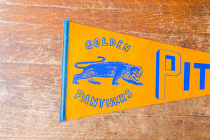 University of Pittsburgh Felt Pennant Vintage College Sports Fan Decor - Eagle's Eye Finds