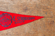 Load image into Gallery viewer, East Stroudsburg University Mini Felt Pennant Vintage Pennsylvania College Decor - Eagle&#39;s Eye Finds
