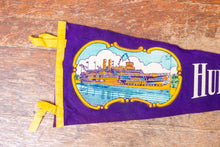 Load image into Gallery viewer, Hudson River Steamboat Pennant Vintage New York City Wall Hanging Decor - Eagle&#39;s Eye Finds

