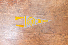 Load image into Gallery viewer, University of Colorado Silver Felt Pennant Vintage Mini College Wall Decor - Eagle&#39;s Eye Finds

