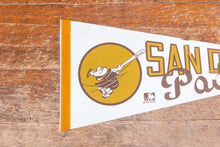 Load image into Gallery viewer, San Diego Padres Felt Pennant Vintage MLB Baseball Sports Decor - Eagle&#39;s Eye Finds
