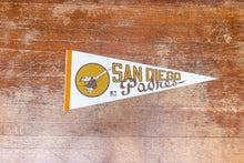 Load image into Gallery viewer, San Diego Padres Felt Pennant Vintage MLB Baseball Sports Decor - Eagle&#39;s Eye Finds
