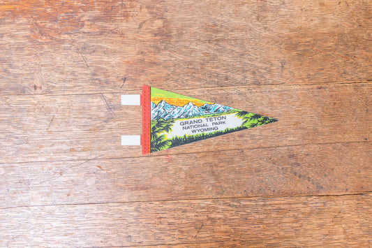 Grand Teton National Park Felt Pennant Vintage Mini Retro Wall Decor - Eagle's Eye Finds