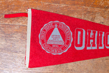 Load image into Gallery viewer, The Ohio State University Felt Pennant Vintage College Wall Decor - Eagle&#39;s Eye Finds
