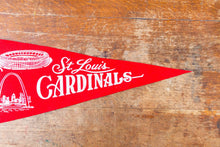 Load image into Gallery viewer, St. Louis Cardinals Felt Pennant Vintage Baseball Sports Decor - Eagle&#39;s Eye Finds
