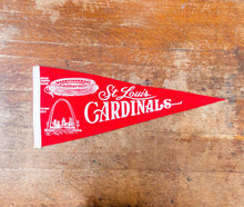 Load image into Gallery viewer, St. Louis Cardinals Felt Pennant Vintage Baseball Sports Decor - Eagle&#39;s Eye Finds
