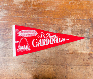 St. Louis Cardinals Felt Pennant Vintage Baseball Sports Decor - Eagle's Eye Finds