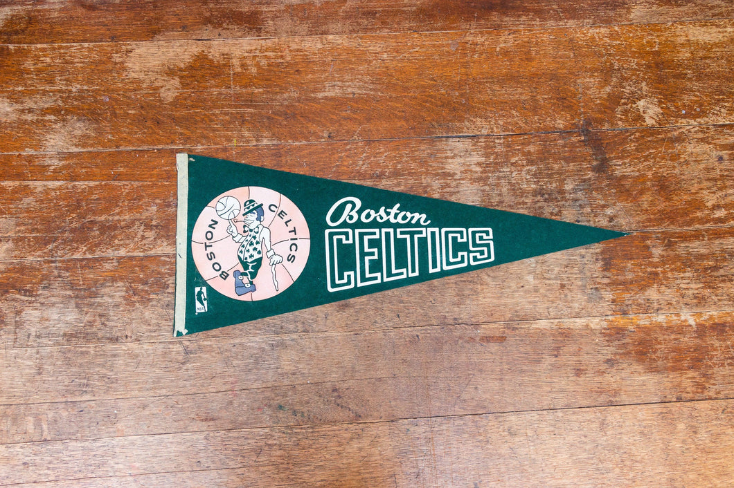 Boston Celtics Vintage NBA Basketball Pennant - Eagle's Eye Finds