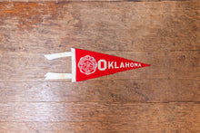 Load image into Gallery viewer, University of Oklahoma Mini Felt Pennant Vintage College Decor - Eagle&#39;s Eye Finds
