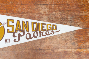 San Diego Padres Felt Pennant Vintage MLB Baseball Sports Decor - Eagle's Eye Finds