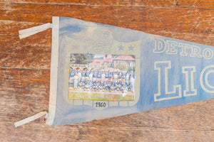 1960 Detroit Lions Vintage Football Sports Memorabilia - Eagle's Eye Finds