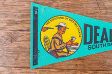 Load image into Gallery viewer, Deadwood SD Pennant Vintage Mini Teal South Dakota Wall Decor - Eagle&#39;s Eye Finds
